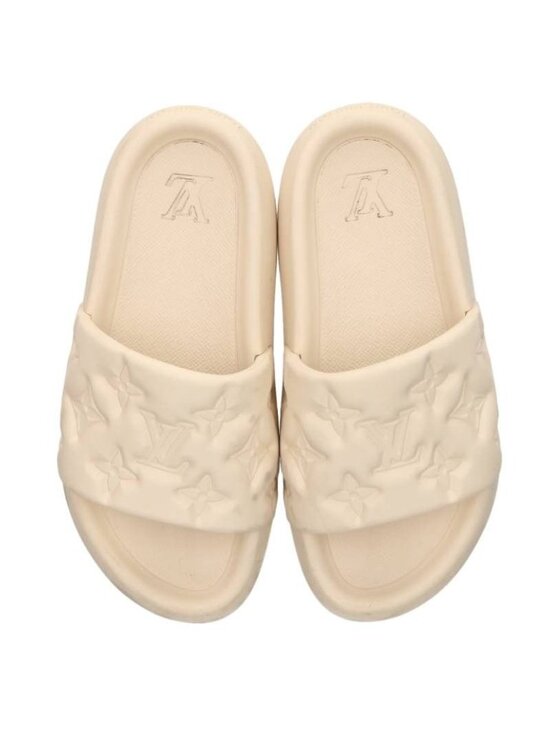 Louis Vuitton Waterfront Embossed Monogram Slide Sandals main image 5